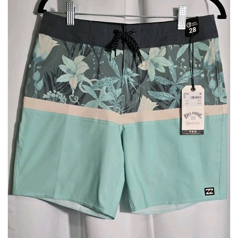 Billabong Board Shorts Mens 28 Recycler All Day Pro‎ Swim Trunks Pocket